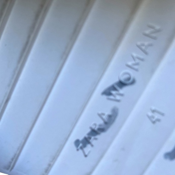 ZARA Pearls Slip-Ons Striped Canvas Sneakers Size 41/9.5 Barbicore Beach… - Picture 7 of 11